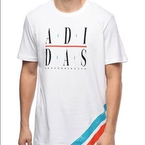 adidas Skateboarding Courtside White T-Shirt